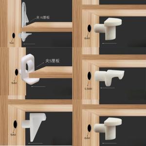 여러 크기 선반 지지대 서랍 수납장 옷장 라미네이트 핀 유리 니켈 도금 고정 브래킷 홀더 가구 하드웨어