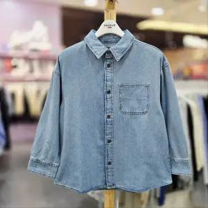 [폴햄키즈] 영스터 공용) 컴포트 데님 오버핏 셔츠G5WC3710-LIN [P003751224]