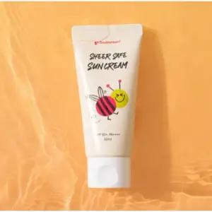 더블하트 무기자차 시어 세이프 아기 유아 선크림 50g / SPF50+  이지워시