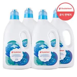 더블하트 아기 세탁세제 1.8L(용기) 4개