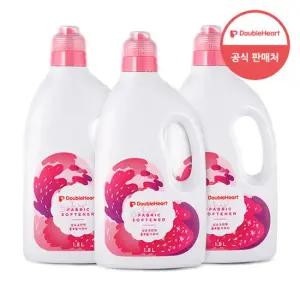 더블하트 아기 섬유유연제 플로럴아로마 1.8L(용기) 3개