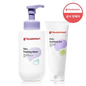 더블하트 베이비 포밍워시 500ml+수딩젤 200ml