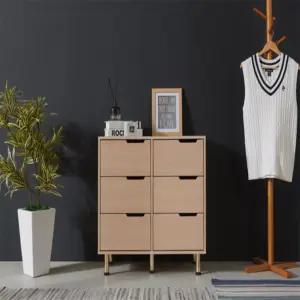 북유럽풍 서랍형장식장 스틸다리