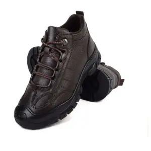 고급 소가죽 내구성 좋은 남성 방한화 겨울캐주얼슈즈코디 여름부츠 남성레인슈즈