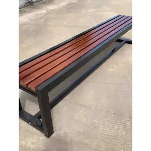 공원 의자 야외 벤치 부식 산책로 긴의자 휴식 나무