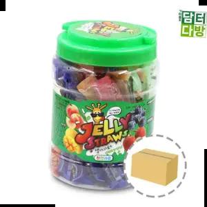 빨대젤리박스 키즈웰 젤리스트로우 (8개입) 810g 1BOX