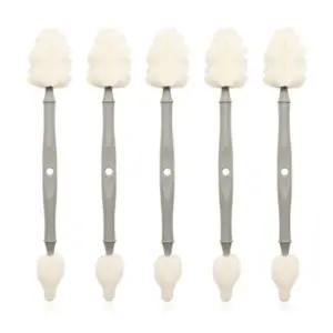 리에또 양방향 젖병솔 물병 텀블러 세척솔 그레이 5P