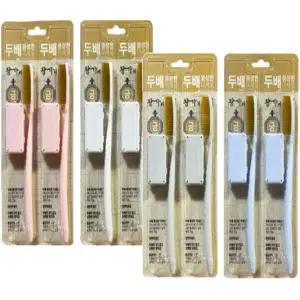 [보리보리/땡큐온]왕가의 후예 금 칫솔 2개입 x4개 색상랜덤