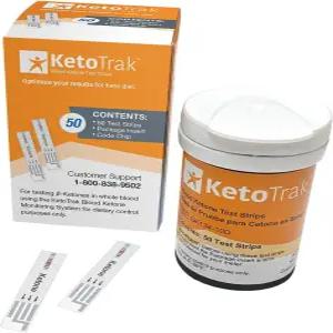 KetoTrak 혈당 케톤 검사 스트립 - 50개입