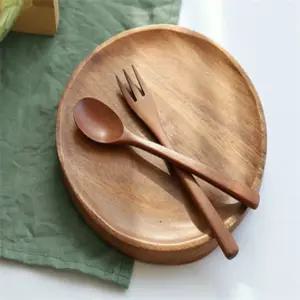 U&U 우드옻칠어린이포크 우드커트러리