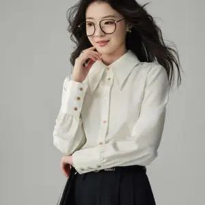 카이씨 여성 프렌치 카라 셔츠여자블라우스