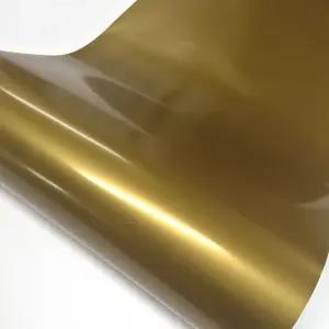 글로시 유광 골드 접착식 시트지 50x300cm지 인테리어지 벽지 폼지 보호 하이실버 메탈릭필름 고광택지 실