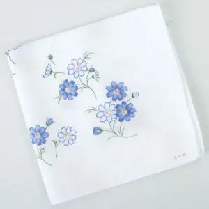 일본 가제손수건 타올 테누구이 (정사각) (코스모스 블루) 10장일제 답례품 예쁜 단체사은품 증수건 증품