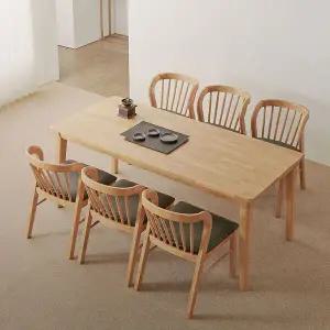 에비뉴 원목 6인용 식탁세트 의자형