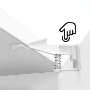 서랍 문 안전잠금 장치 개폐 차단 2033A도어 자물쇠 자동잠금 고정