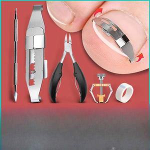 발톱 교정기 세트 네일 교정기1개 손톱깎이 테이프 밴드 버클 내성발톱