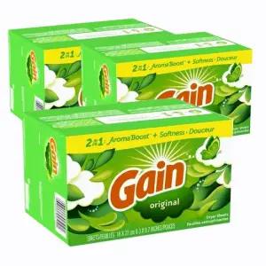 게인 Gain 오리지널 건조기 드라이시트 160매x3개 (총480매)