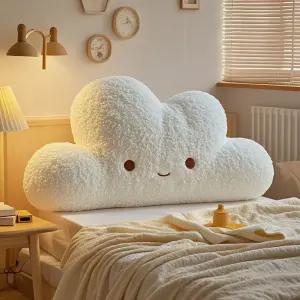 구름 헤드쿠션 침대쿠션 등쿠션 대형쿠션 침대헤드 쿠션커버