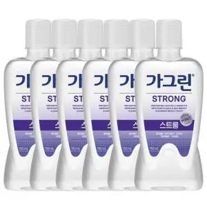 [동아제약]고품질 가그린 스트롱 구강청결제 750ml x 6개+100ml 동아제약가그린 ...