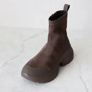 와이드솔 컴포트 쿠션 발편한 키높이 삭스 앵클부츠 6CM BD-AW033