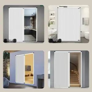 무타공 슬라이딩 미닫이문 폴딩 간이 방풍 중문 가정용