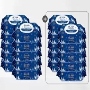 [오늘만]모나리자 내추럴 순수 플러스 물티슈 100매 X20개