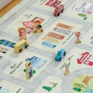 [올리버토이]피에스타 키즈룸 러그 자동차 도로