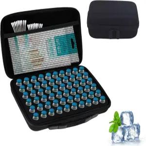 얀마이드 인슐린 냉장고 홀더 보관 케이스 운반 펩타이드 바이알 보호 메쉬 백 장착 표준 10ml 바이알(60