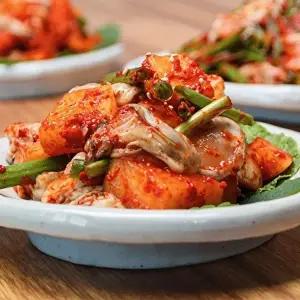 [자연맛남]통영할매 굴 깍두기 500gx2팩