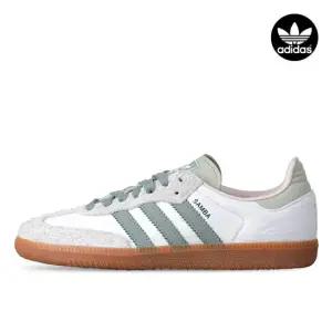 [미세하자] 아디다스 삼바 OG 클라우드 화이트 실버 그린 여성 남자 스니커즈 운동화  ID0492_A