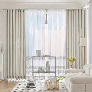 [지나송]지나송 비엔느 암막커튼+코디커튼+커튼봉 중형