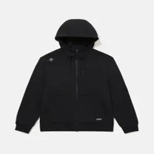 데상트 오버핏 후드 집업 자켓 B1 SR123UFT11 BLK0 BLU0 MGRY