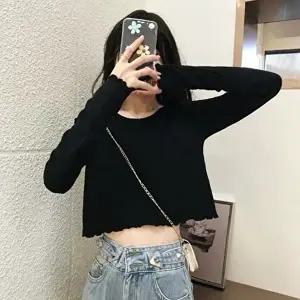 긴팔 크롭티 티셔츠 필라테스복 요가복 요가 상의-WFI31ZC