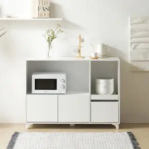 (수도권무료) 보루네오 엘리브 쿠키 주방수납장 렌지대 1200 ca236