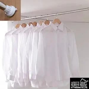 고품질 KT 스텐 다용도 압축봉 중형 행거/옷걸이/커튼봉/철봉 철봉 알루미늄봉 WFI749K