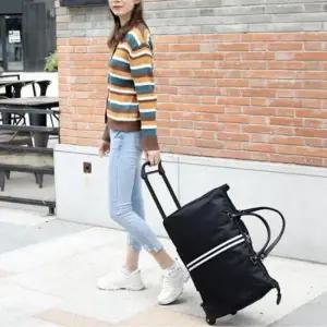 24캐리어 간편 외국 여행 출장 기내용 캐리어 보조 바퀴 가방 바퀴달린가방