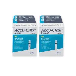 [2027-02월 이후] 로슈 아큐첵 인스턴트 혈당시험지 당뇨검사지 2통 100매