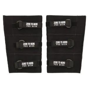 제로투히어로 팔꿈치 엘보우 보호대 벨크로 랩 블랙 M BNS