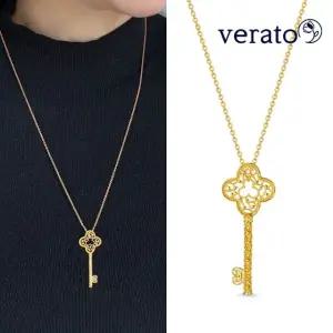 베라토 24K순금 로열 골드 열쇠 롱 목걸이 1.875g
