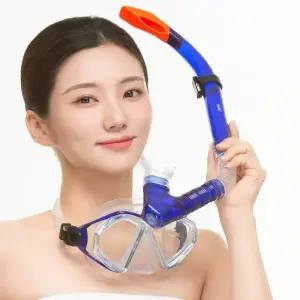 스노쿨링세트 오리발 실리콘 스노클링 마스크세트 성인 아동