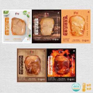 홀리닭 바로먹는 실온 부드러움에 반한 닭가슴살 5종 10+10 (총 20팩)