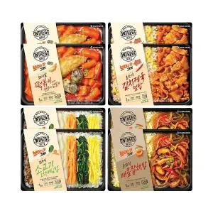 온더고 스테디혼합8(떡볶이김말이2,김치제육2,오색비빔2,매콤잡채2)