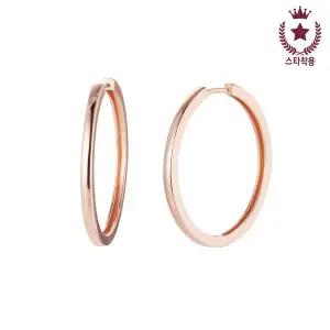 [도로시][손예진,이지아 착용] 14k 그레이트 심플링 귀걸이