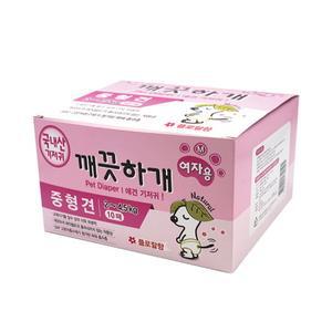 [깨끗하개] 기저귀 여아용 M 10매