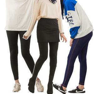 센스빅 간절기 스판 사계절 10부 면 밍크 기모 도톰 빅사이즈 치마 레깅스 바지