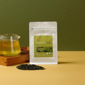 아름다원 유기농 세작녹차 실속형 100g _보성잎녹차 작설차