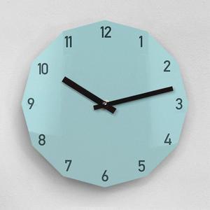 [리플렉스] 12각 아일랜드 파라다이스 무소음 아크릴 벽시계(대) SQ12MT