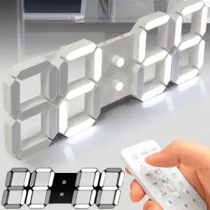 [어바인]LED 3D 모던 디지털 벽시계