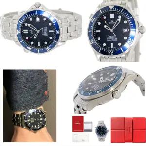 전시품급 남자 오메가 시계 씨마스터 300 41mm 쿼츠 2541.80 AS가능제품