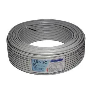 장원선 1.5-1롤(80m) / 1.5SQ 2C VCTFK 장원 전기 전선 연선 전기선 2선 장원형 부드러운 케이블